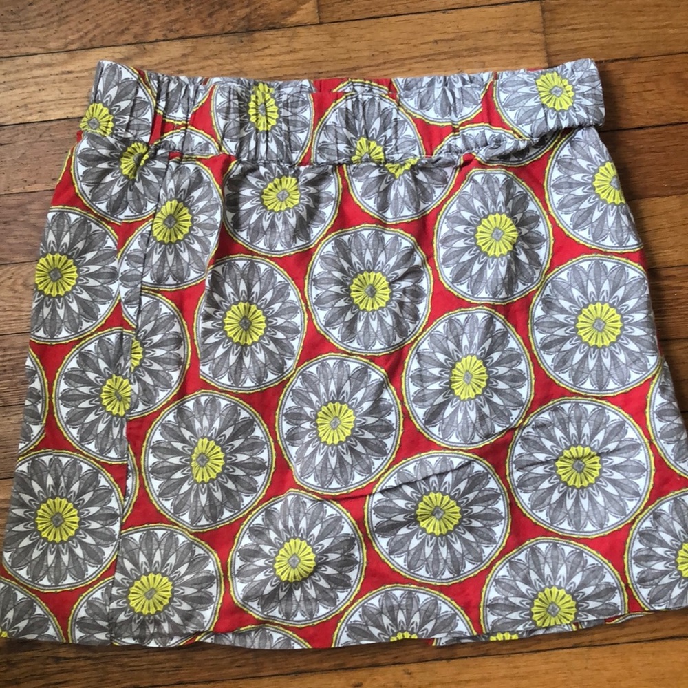 Banana republic retro style elastic miniskirt L